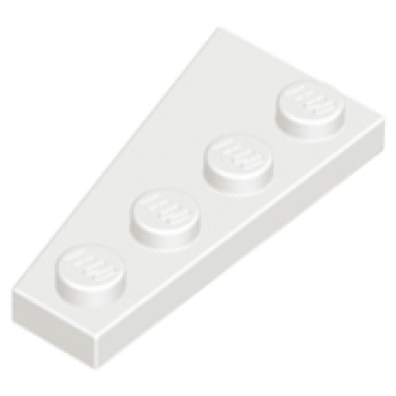 Wig, Plaat 4x2 rechts White